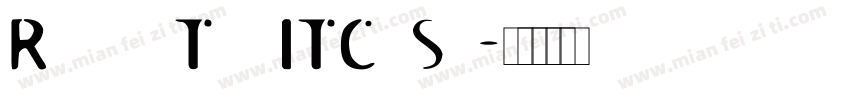 Roswell Two ITC Std字体转换